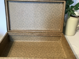 oude brocante koffer  45 x 25 cm