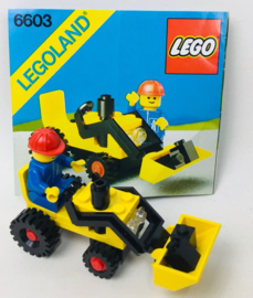 Lego 6603 classic town construction 1985 Complete with manual