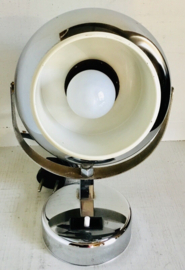 industrial chromed bol desk table lamp 1960s