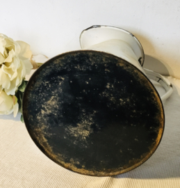 franse brocante grot kan, pitcher. emaille