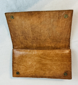 fijne slangenlederen clutch, eind jaren 70