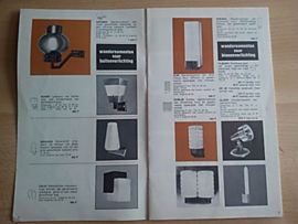 Philips ANGLER wall light - teak wood –  design 1970's