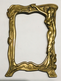 2  Art Nouveau Jugendstil koperen kaders