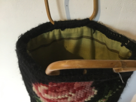 jaren 70, unieke handwerk tas ruim