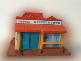 VINTAGE FISHER PRICE Western Town