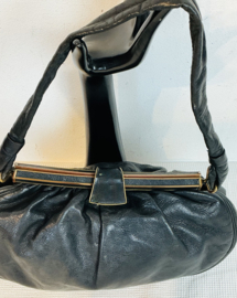 Comtesse , zwart kalfslederen tasje