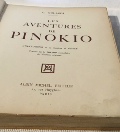 Les aventures de Pinokio uit 1934,C. Collodi, illustraties   Bernardini