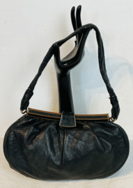 Comtesse , zwart kalfslederen tasje