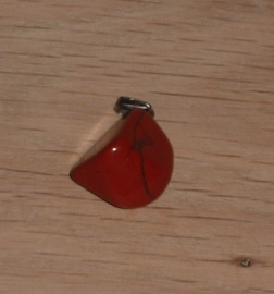Jaspis hanger rood