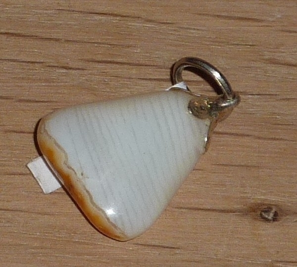 Opaal hanger wit
