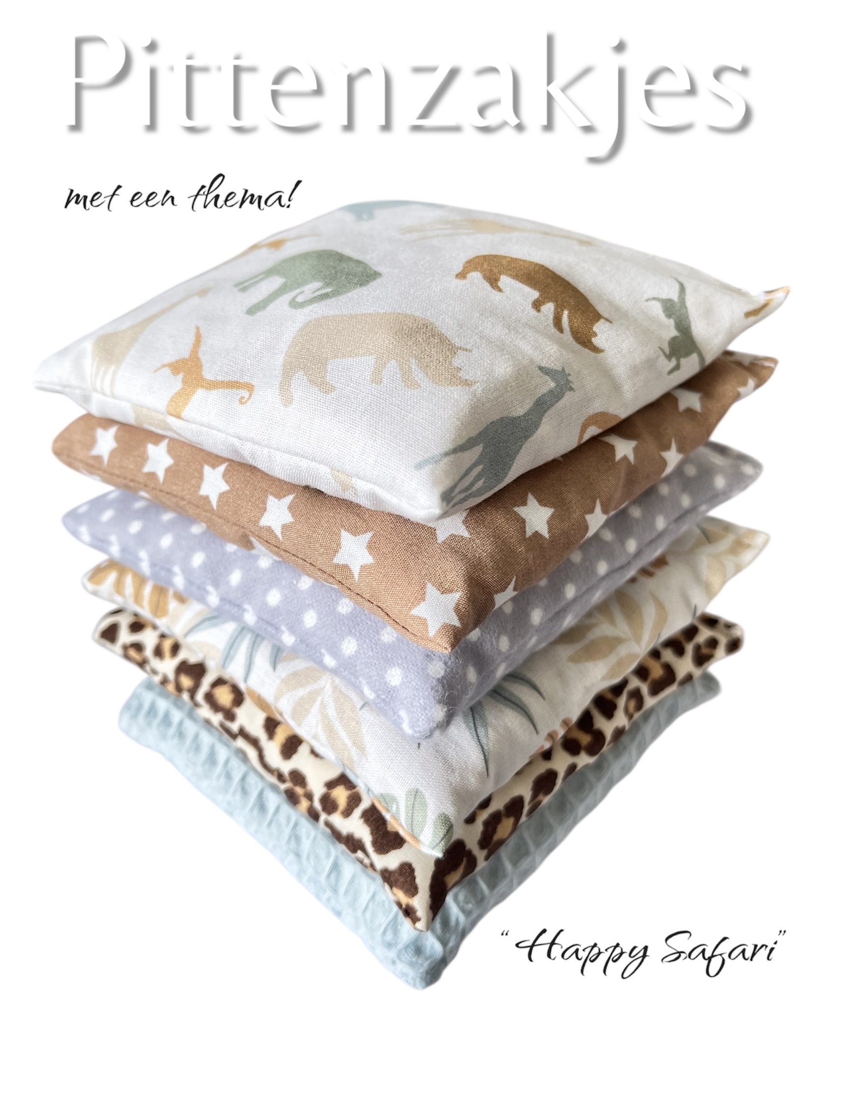 Pittenzakjes thema “happy safari”