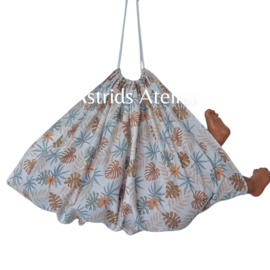 Weegdoek pastel bladeren