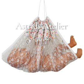 Weegdoek doorschijnend happy blossom