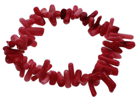 Koralen armband Red Coral Stick