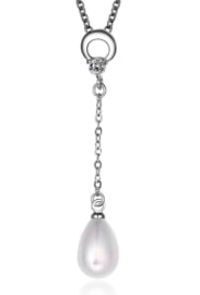 Mother of pearl parelketting Bling Dangling Shell Teardrop