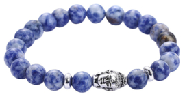 Edelstenen armband Buddha Blue Spot