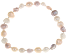 Zoetwater parel armband Seed Bead Pearl Soft Colors