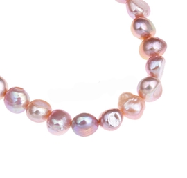 Zoetwater parel armband Shinny Pearl Pink