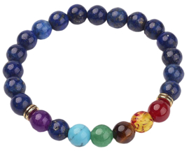 Edelstenen armband Lapis Lazuli Mix Color Gemstones
