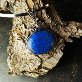 Edelstenen ketting Lapis Lazuli Choker