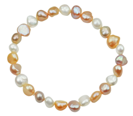 Zoetwater parel armband Pearl Soft Colors Small