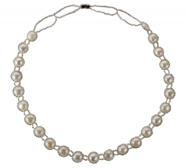Zoetwater parelketting Pearl O