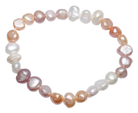Zoetwater parel armband Pearl Trio Soft Colors