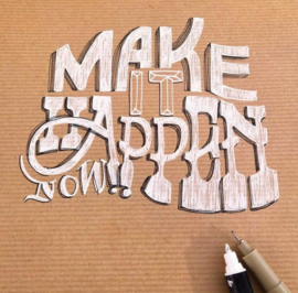 Workshop handletteren 'Boodschappenbriefjes' | 3 augustus 2024 | 13:30-16:00 | Voorburg