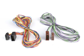Verlengkabel ISO-connector adapter voor stroom en luidsprekers