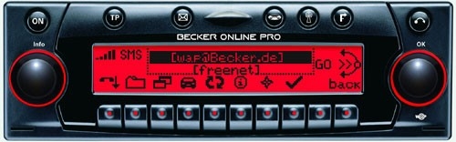 Becker Online Pro 7800 (radio/cd/mp3/sd)