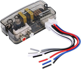High/Low converter voor radio's zonder RCA met remote