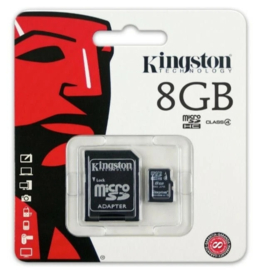 Kingston 8GB Micro SD Card SDHC TF Class 4