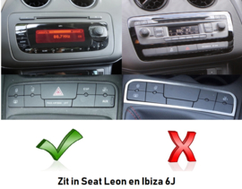 Aux kabel 3,5mm jack Seat Altea/Leon/Ibiza/Toledo