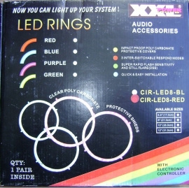 XXL LED rings voor subwoofer