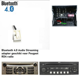 Bluetooth adapter Citroen/Peugeot via quadlock