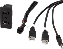 VW Golf VII 2013-> adapter USB/AUX voor aftermarket autoradio