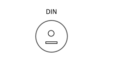 Verloopstekker DIN naar ISO speakers