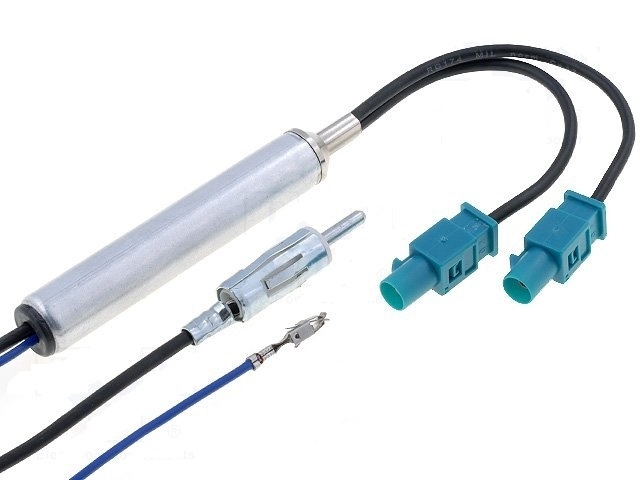 Vooruit schuif Vermelding Antenne adapter met gescheiden Fakra/DIN voor aftermarket autoradio |  Peugeot | goedkopeautoradio