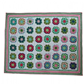 Haakpatroon nr. 11 babydeken 'Granny square flower'