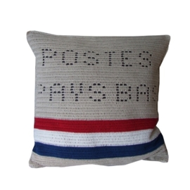 Haakpakket nr. 52 kussen 'Postzak'