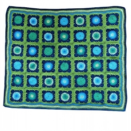 Haakpatroon nr. 40 babydeken 'Granny square II'