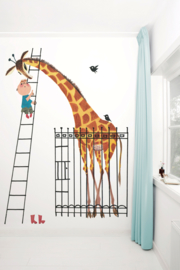 KEK Amsterdam fotobehang kinderen Reuze giraf