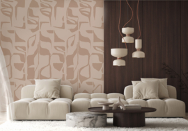 Annet Weelink Design Aurora Blocks behang Neutral