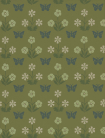 Little Greene behang Burges Butterfly - Garden