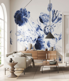 KEK Amsterdam behang Royal Blue Flowers WP-208, WP-218, WP-224