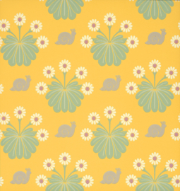 Little Greene behang Burges Snail - Lemon