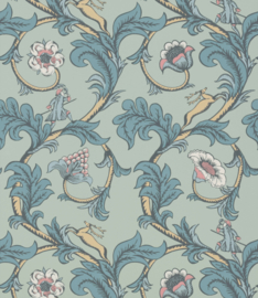 Little Greene behang Stag Trail - Arsenic