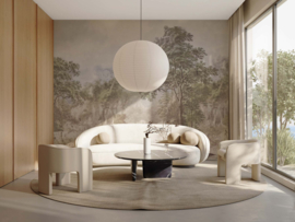 Annet Weelink Design Romantic Garden behang Color