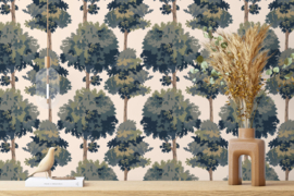 Days of Bloom behang Tapestry Tree - Green