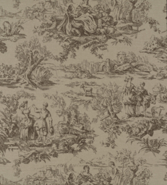 Little Greene behang Lovers' Toile - Attic II